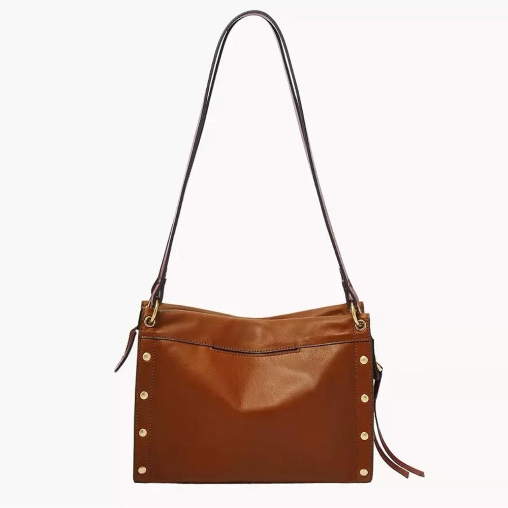 Fossil Allie Satchel in Tan Leather - Picture 4 of 14
